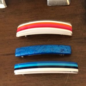 3 Made in France Hair Barrettes